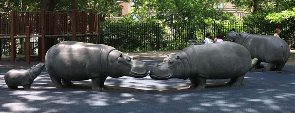 Safari Playground's Hippos Return Home