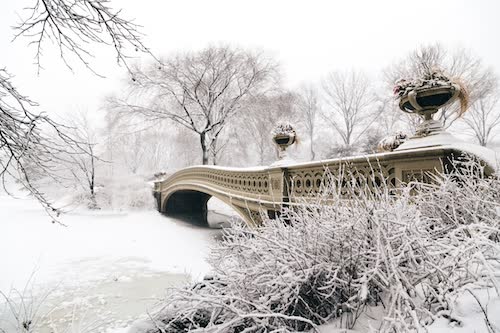 "Snowy Bow Bridge" by Jeff Silberman @jssilberman